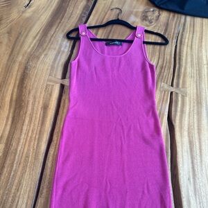 Versace Fuchsia Sleeveless Mini Dress
